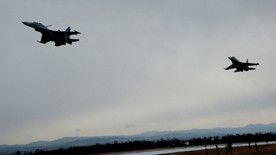 ForPost - Новости : Минобороны о манёвре Су-27: Самолётам-разведчикам не надо подкрадываться к границам РФ