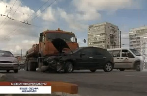 ForPost - Новости : Очередное ДТП с тремя автомобилями произошло в Севастополе в районе «Муссона»