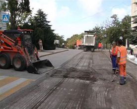 ForPost - Новости : Ремонт дорог на центральном кольце Севастополя завершат к концу года