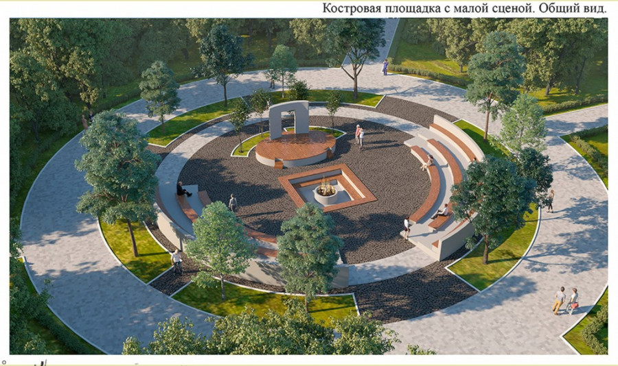 ForPost - Новости: Парк Учкуевка: больше дорог с парковками или деревьев?