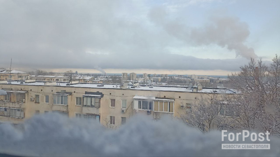 ForPost - Новости: Севастополь укутал почти апрельский снег 