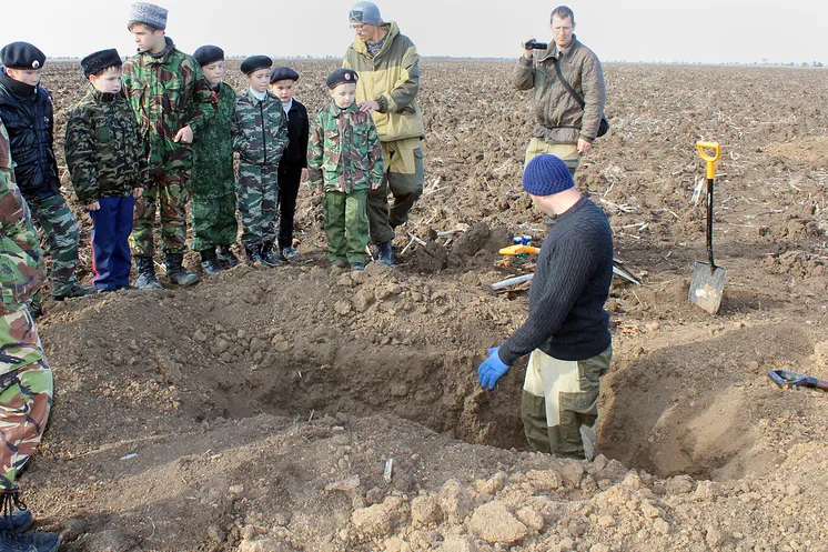 Найдено массовое захоронение русских воинов времен покорения Крыма