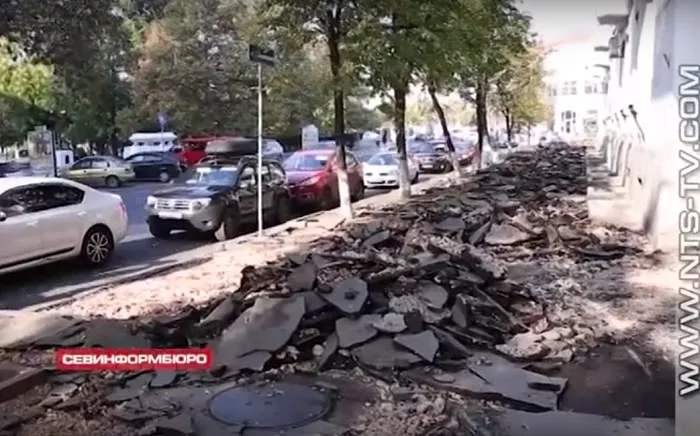 Ремонтные работы в центре Севастополя продлятся до конца года