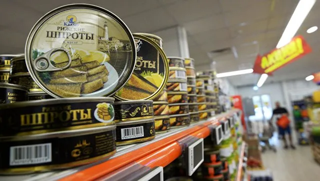 Россельхознадзор частично снял запрет на ввоз шпрот из Прибалтики