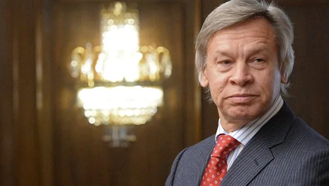 Пушков назвал цинизмом обращение Порошенко к жителям Донбасса