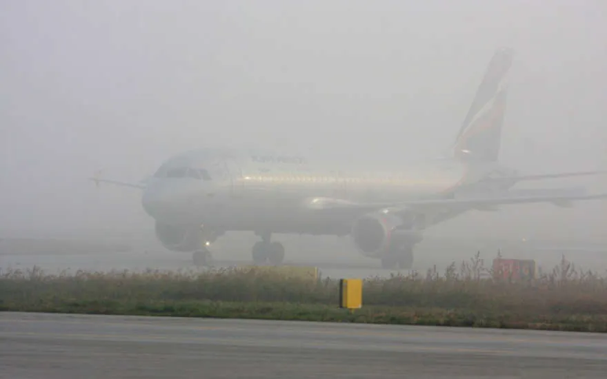 Сильный туман повлияет на работу аэропорта Симферополя
