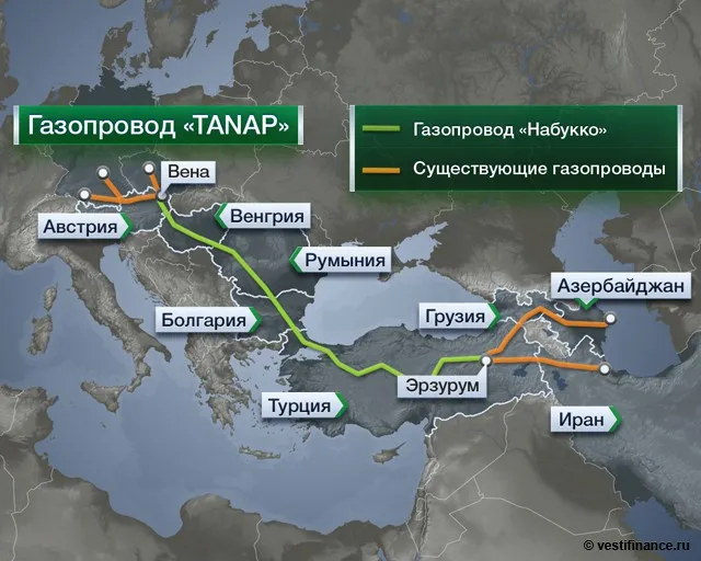 Германия решила дать кредитную гарантию газопроводу из Азербайджана