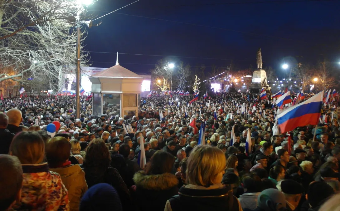 Небывалое количество севастопольцев собрал митинг-концерт с участием Владимира Путина 