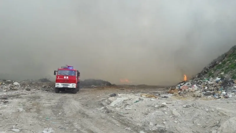 За пожар на мусорке в Симферополе отвечает её хозяин