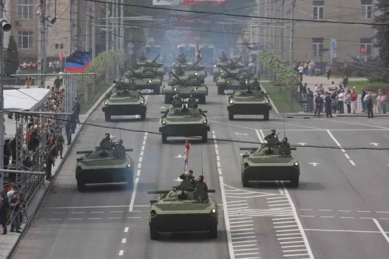 Парад Победы в столице Донецкой Народной Республики