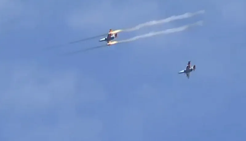 В небе над Крымом опробовали ракеты «воздух–воздух»