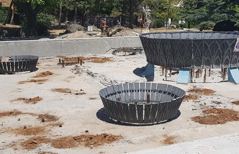 Феодосийский фонтан ремонтируют за частные деньги