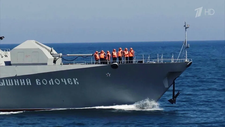 Корабль ЧФ «Вышний Волочёк» пополнил Средиземноморскую группировку РФ