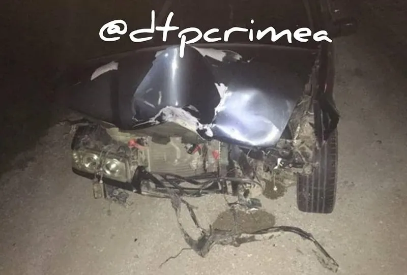 В аварии на автодороге в Крыму погиб водитель