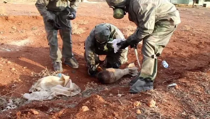 В арсенал террористов в Сирии попали баллоны с отравляющим веществом