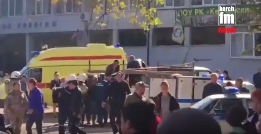 Появилось видео с места взрыва в Крыму