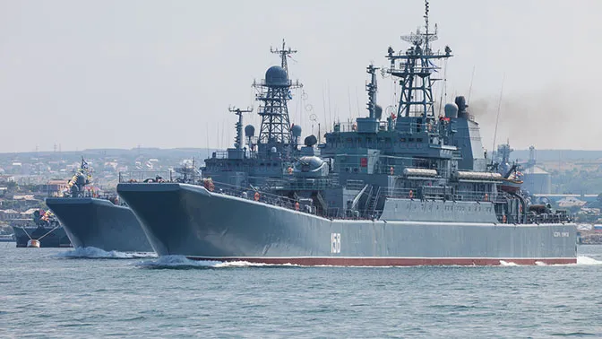 По учебной тревоге поднят Черноморский флот