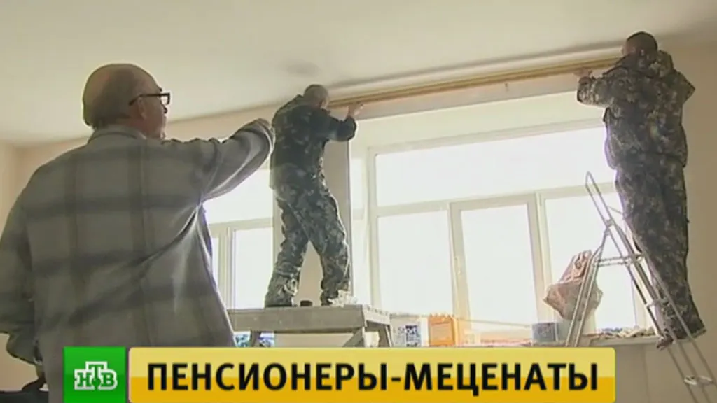 Пенсионер не дождался денег минздрава и отремонтировал больницу за свой счет