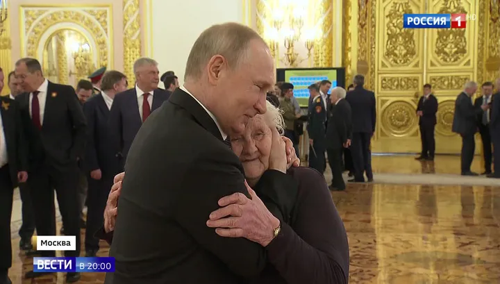 Путин: российский народ чтит поколение победителей