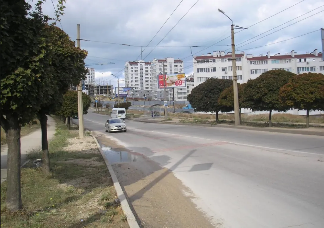 Улицу Руднева в Севастополе расширят до четырёх полос