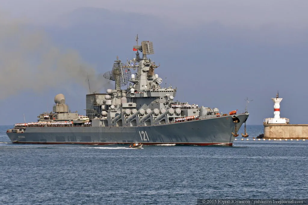 В Севастополе завершается ремонт крейсера «Москва»