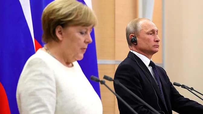 Путин и Меркель сделали заявление по Донбассу