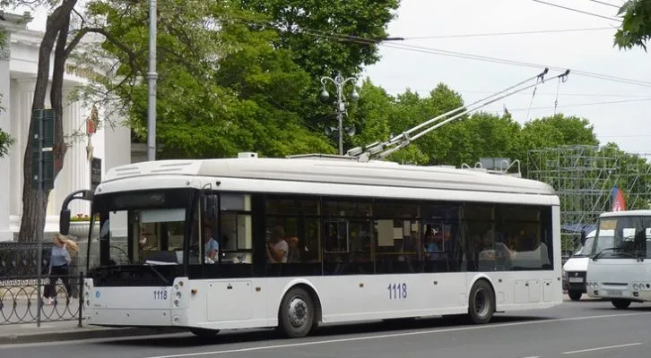 В центре Севастополя перестали ходить троллейбусы