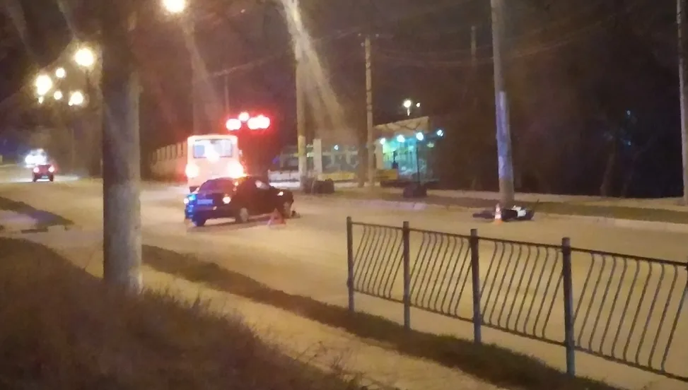 Севастопольский мотоциклист госпитализирован после ночного ДТП