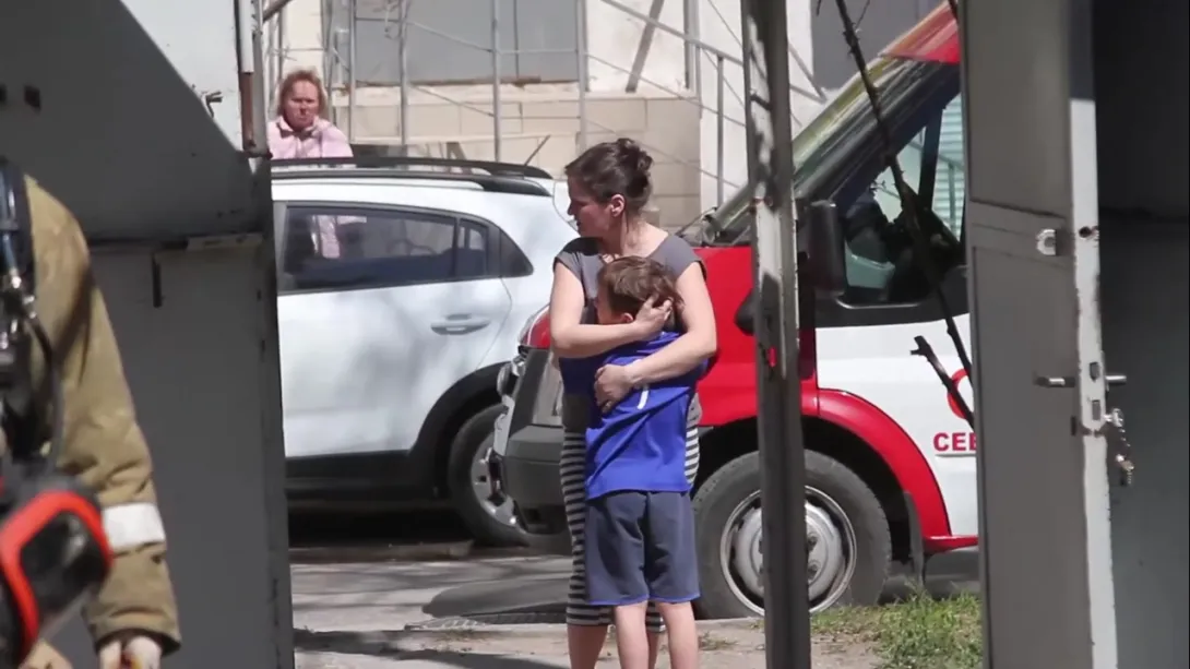 В Севастополе соседи спасли ребёнка и женщину из пожара