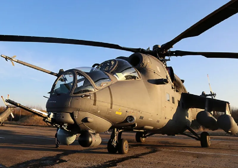 При жесткой посадке в Крыму погиб пилот вертолета Ми-35