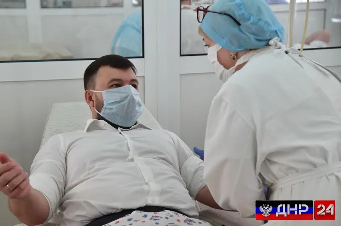 Глава ДНР призвал граждан сдавать кровь на случай эскалации на фронте