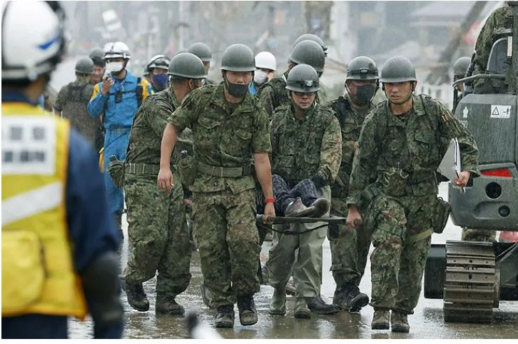 Из-за наводнения на юге Японии погибли 18 человек