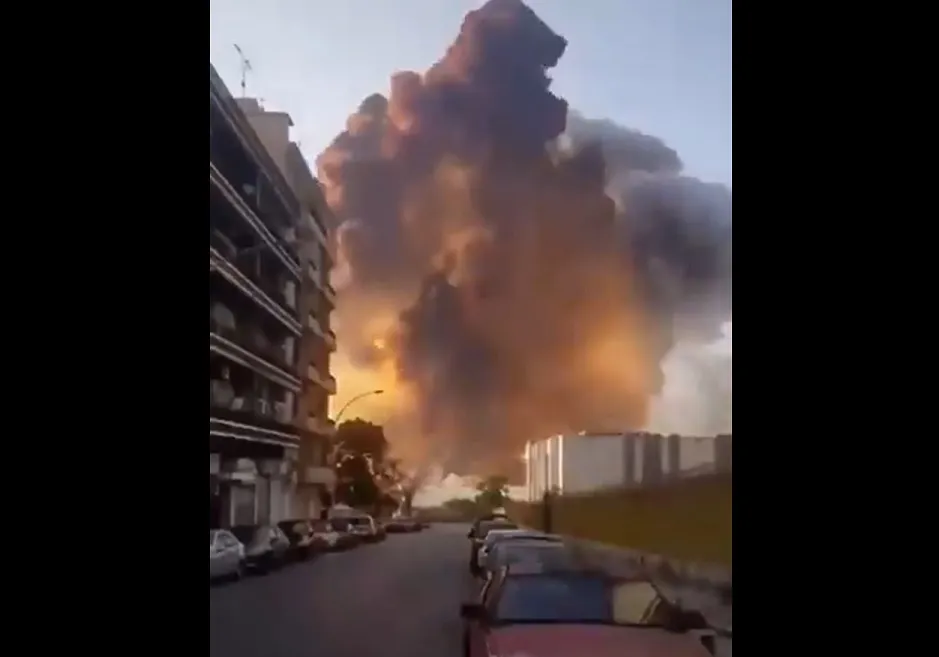 Последствия катастрофического взрыва в Бейруте зафиксированы из космоса
