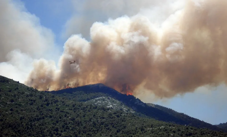 Лесные пожары охватили Севастополь