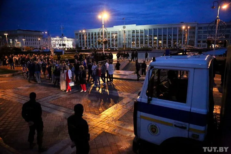 В Минске прошли массовые задержания протестующих