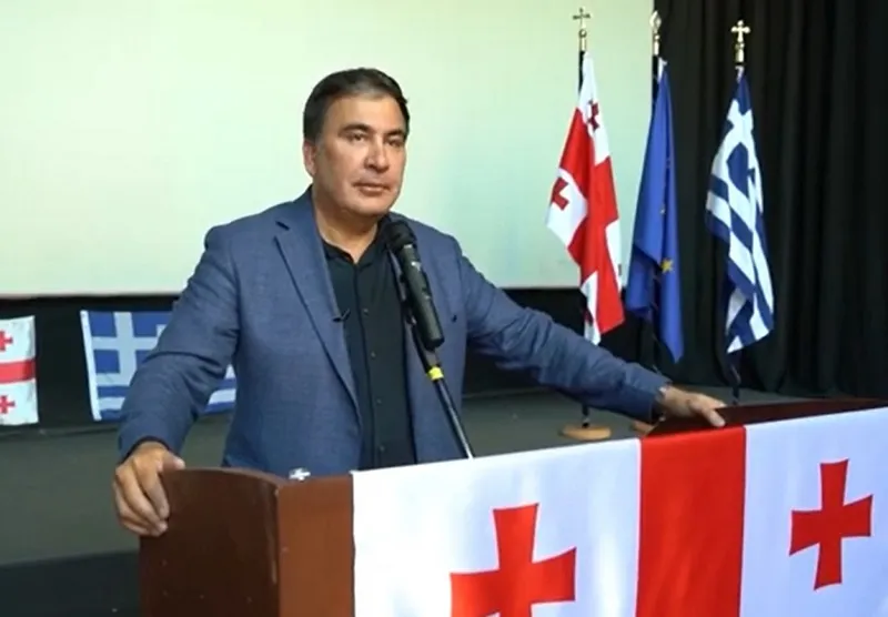 На Саакашвили напали в Греции