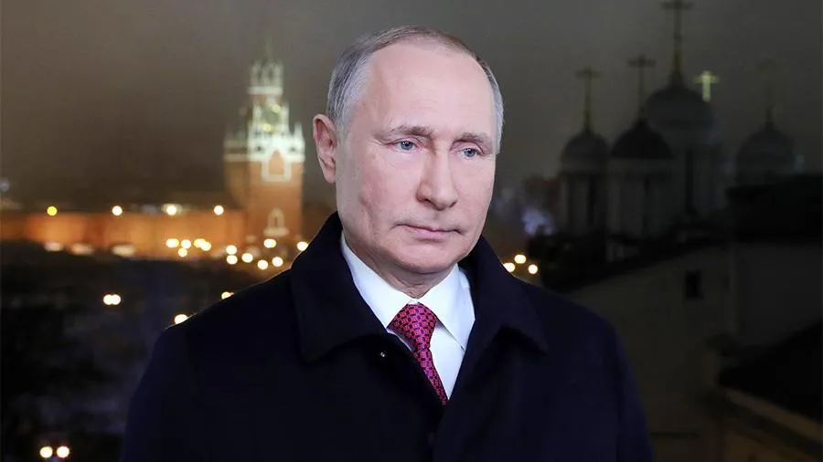 Телеканал объяснил обрезанное изображение новогоднего обращения Путина техническим сбоем