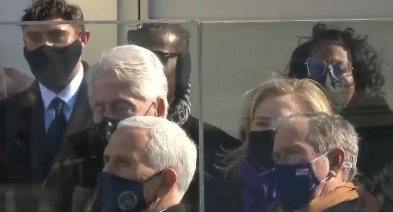Билл Клинтон отличился на инаугурации Байдена
