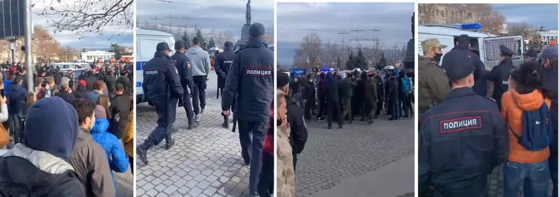 На несанкционированных акциях в Севастополе задержали 11 человек 
