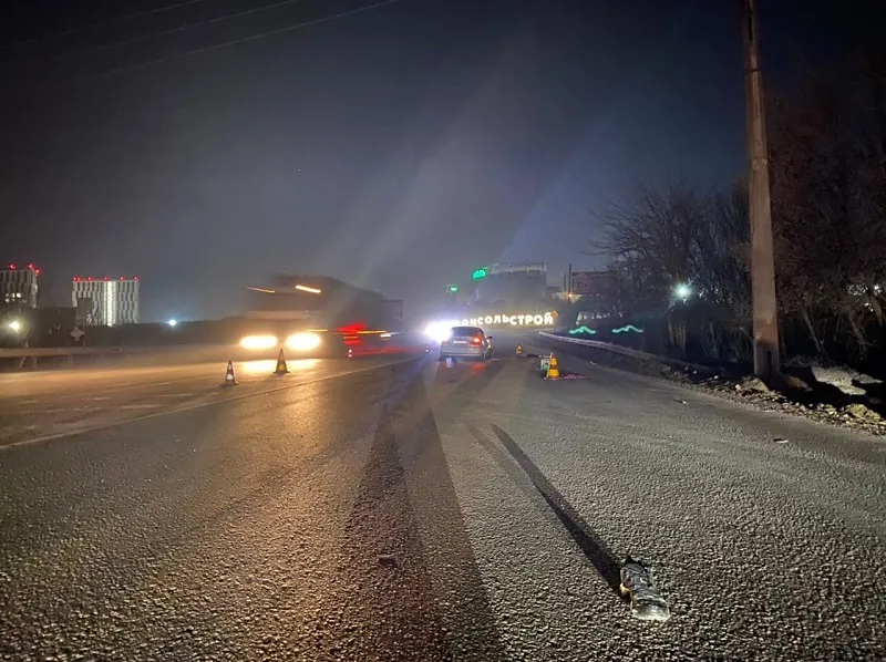 На дороге в столице Крыма разорвало человека