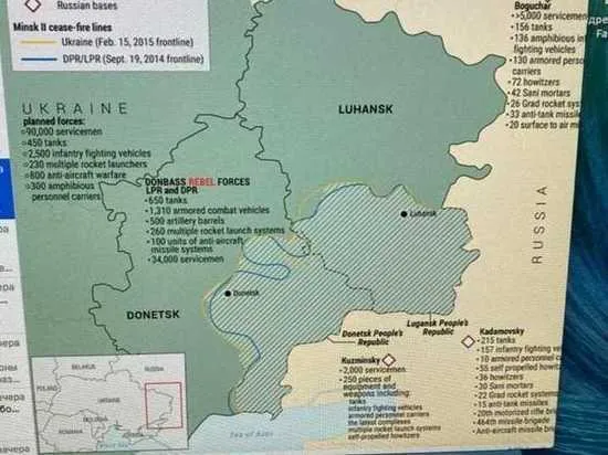 Разведслужбы США подсчитали группировки войск на Донбассе