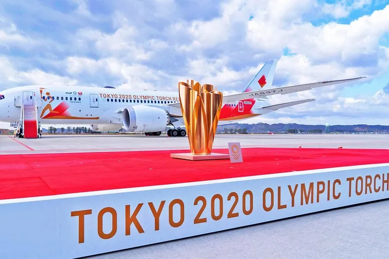 Эстафета олимпийского огня стартовала в Японии. Видео