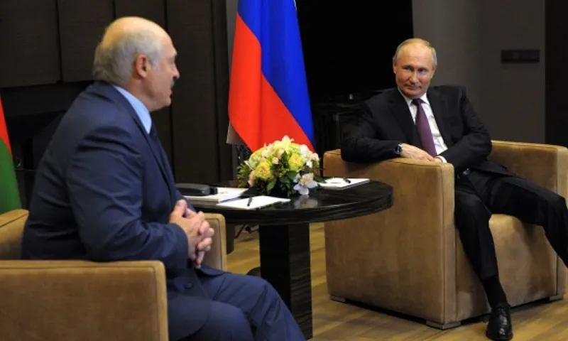 Путин и Лукашенко объявили о слиянии двух экономик. Видео