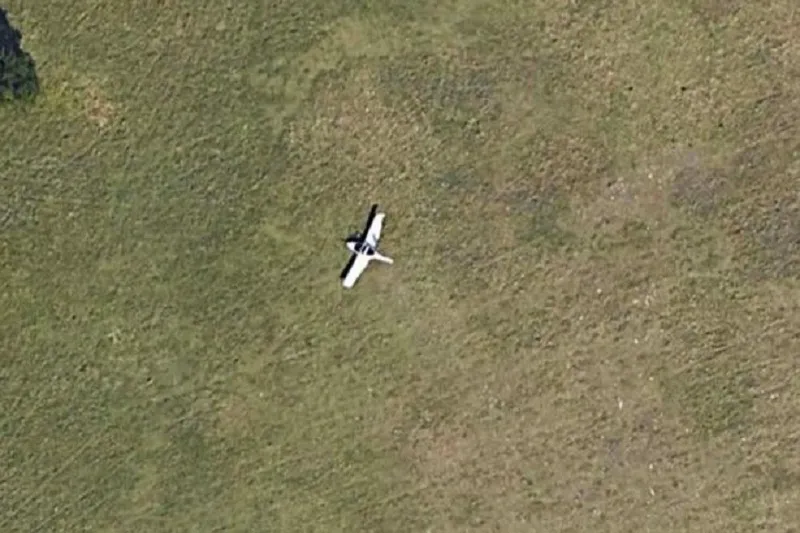 Пользователи Сети обнаружили заброшенное место крушения самолёта 
