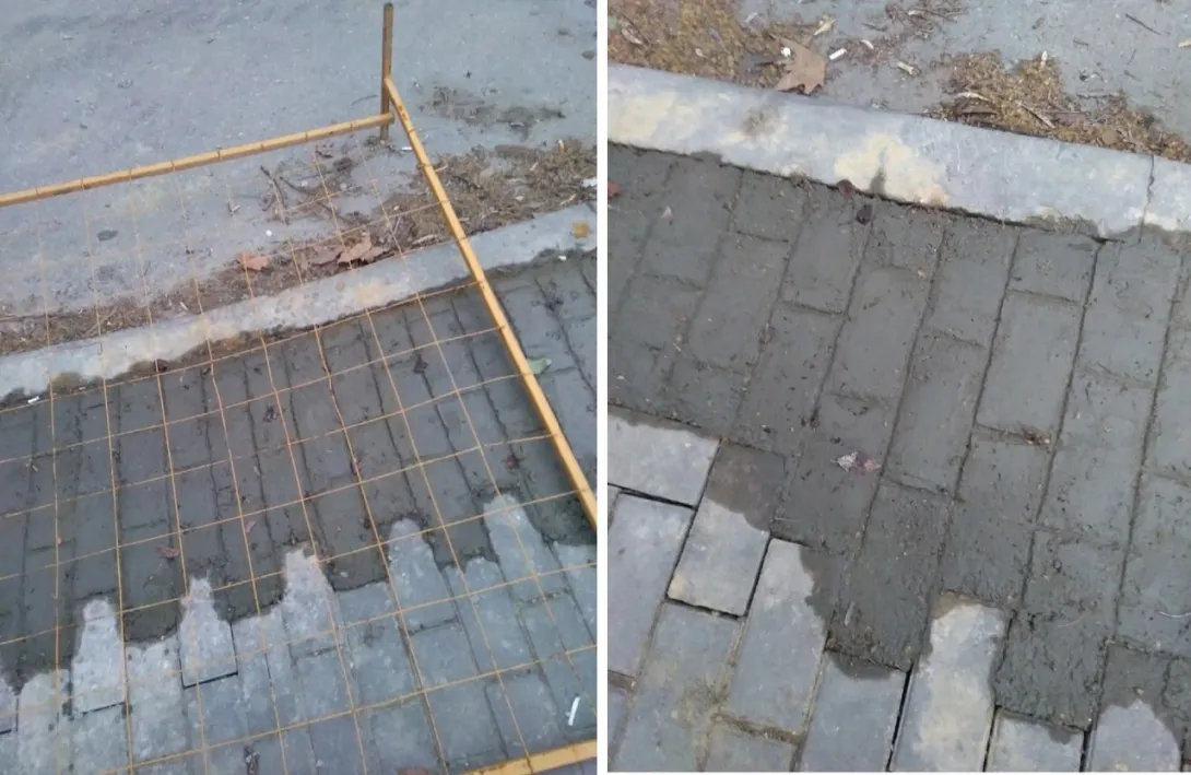 В горхозе Севастополя не оценили рисунки плитки на бетоне