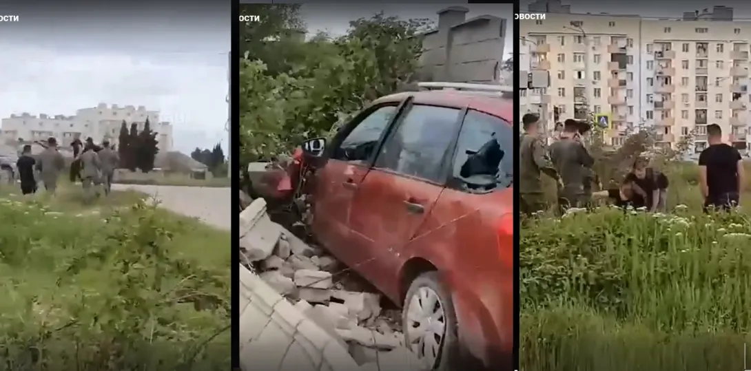 В Севастополе пьяный без прав врезался в забор у военной части 