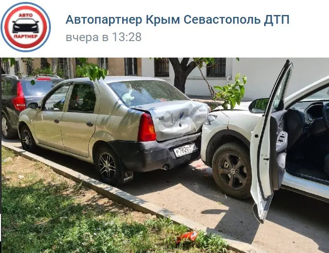 Пьяный клиент каршеринга устроил в Севастополе ДТП с припаркованными автомобилями 