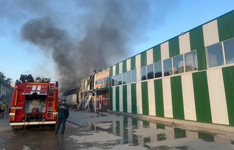 В МЧС прокомментировали крупный пожар в крымском посёлке