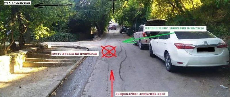 В Севастополе мальчик выскочил из родительской машины и попал под чужую