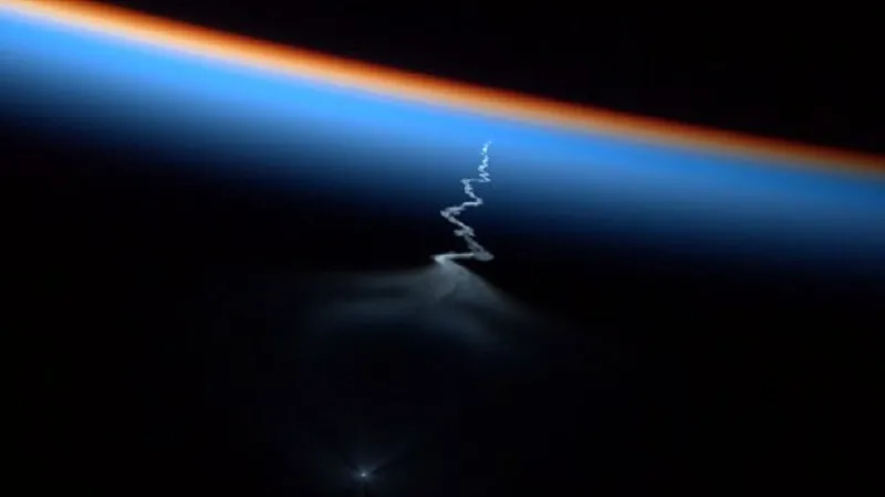 С МКС сфотографировали «космического ангела»